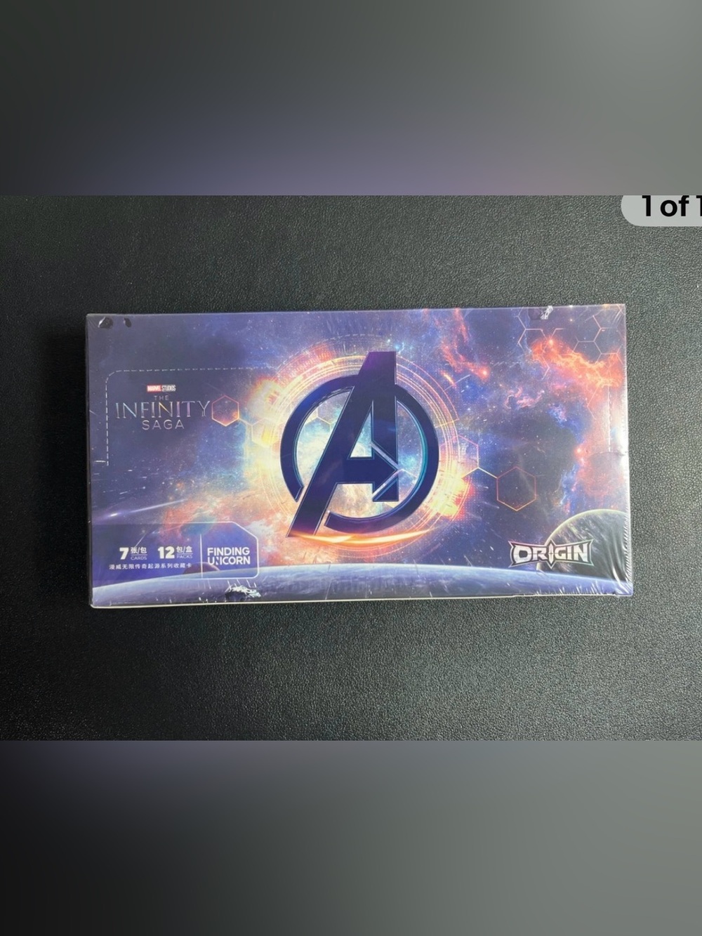Finding Unicorn Marvel The Infinity Saga Origin Trading Cards Sealed Box US Sell
